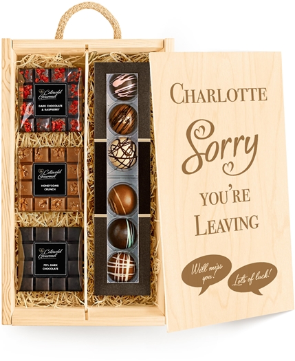 Retirement Personalised Variety Chocolate Tasting Experience - Ganache Selection